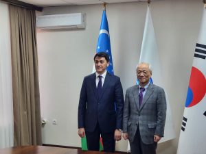 우즈벡 보건부 장관 면담